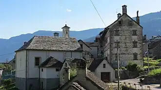Ortspartie in Pioda