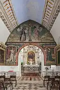Innenansicht der 1404 erbauten Kirche Maria Schnee in Piran