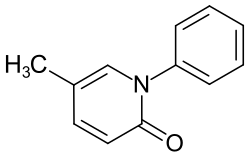 Strukturformel von Pirfenidon