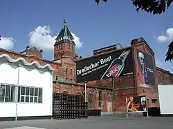 Portal der Brauerei in Köstritz