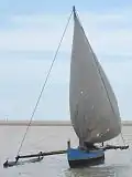 Eine Piroge in Madagaskar