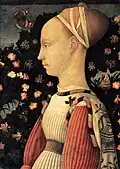 Antonio Pisanello: Porträt einer Prinzessin aus dem Hause Este, um 1436–1438 Louvre, Paris