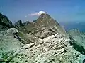 Der Monte Pisanino vom Monte Tambura aus gesehen