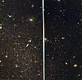 Aufnahme mithilfe des Hubble-Weltraumteleskops