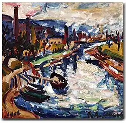 Fabrik am Ufer, 1926