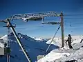 Umlenkräder der Bergstation Cartas