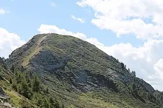 Der Pizzo Peloso vom Passo della Maggia her gesehen
