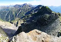 Sicht vom Gipfel nach Norden