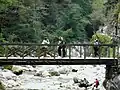 Fußgängerbrücke bei Tolmin