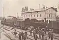 Bahnhof Plagwitz-Lindenau, Königlich Sächsische Staatsbahn, um 1890