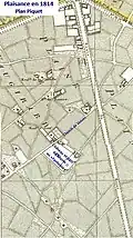 Plaisance 1814: geringe Weiterentwickelung seit 1740