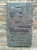 Gedenktafel Hugo Eckener, Eckener-Haus, Flensburg (2003)