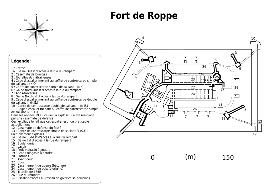 Plan des Kernwerks