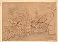 Plan zur Erweiterung der Alleen und zur Verbesserung der Straßenbahnen (um 1907)