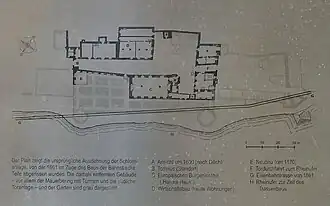 Plan des Schlosses Philippsburg