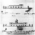 Plan des Fortaleza del Cerro um 1810