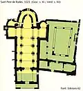 Grundriss (Kirche und Kreuzgang)