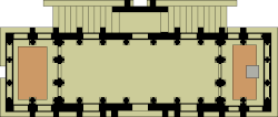 Grundriss von Santa María del Naranco