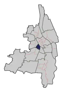 Lage des Planungsraums Antonsviertel in Augsburg