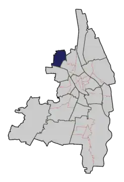 Lage des Planungsraums Bärenkeller in Augsburg