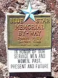 Gedenktafel zum Blauen Stern