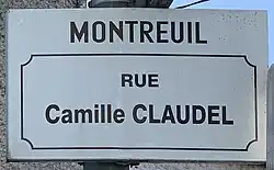 Rue Camille Claudel, Montreuil