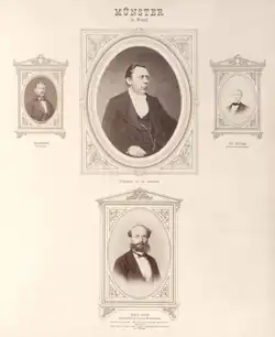 Blatt 21 – Münster: Lammert; Professor Dr. H. Landois; Dr. Wilms und Emil Rade.