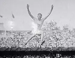 Platt Adams, Olympiasieger im Standhochsprung 1912 kam auf den fünften&nbsp;Platz