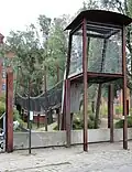 Spielplatz altindustriell gestaltet