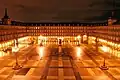 Plaza Mayor bei Nacht