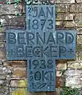 Grabkreuz Becker
