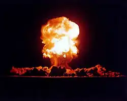 Plumbbob Fizeau, Explosion am 14. Sept. 1957