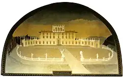 Die Villa im 17. Jh. nach dem Umbau um 1620