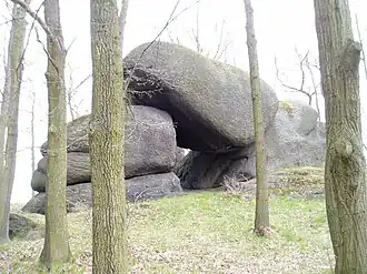 Felsformation Pohanské kameny (Heidenstein)