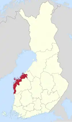 Lage in Finnland
