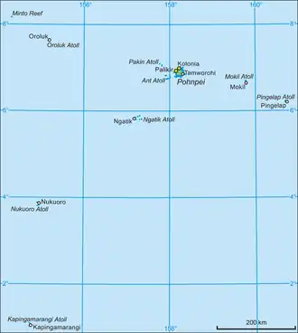 Lage des Atolls