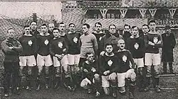 Polens Fußballnationalmannschaft vor dem ersten Länderspiel 1921, Kuchar zweiter von links