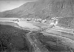 Kriegsgefangenenlager bei Elvkroken in Sørfold, 1945