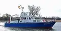 2013 außer Dienst gestelltes Streckenboot „BREMEN 12“ der Bremer WSP