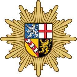 Aktueller Polizeistern der Polizei im Saarland