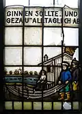 Glasbild Poller Fischer