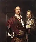 Graf Giovanni Secco Suardo mit Diener in polnischer Kleidung, 1720, Bergamo, Accademia Carrara