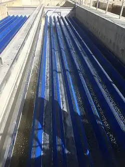Rautenför­mige Stütz­segmente bei der Polstoff­filtration in der Abwasser­reinigung