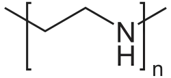 Strukturformel von unverzweigtem Polyethylenimin