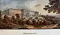 Polytechnikum 1865 mit der Fassade von Gottfried Semper