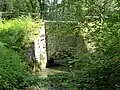 Route du Mandement-Brücke über den Roulave an der Landesgrenze