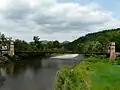 Hängebrücke über den Allier