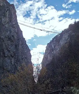 Niouc-Brücke Spinnenbrücke