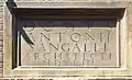 Inschrift Sangallo