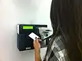 Elektronische Zeiterfassung mit Kamera zur Gesichtserkennung (Spanien)